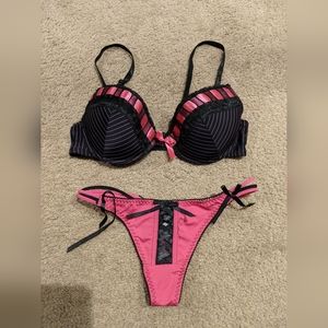 Native intimates bra and panty set 34c and size 5 panty